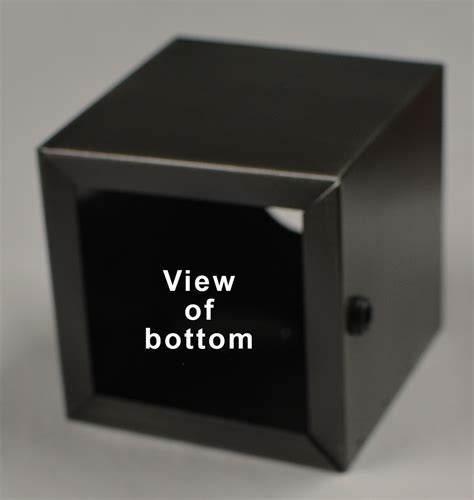 metal box square base height